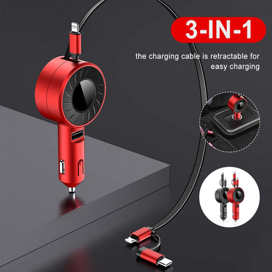 3-IN-1 Car Charger