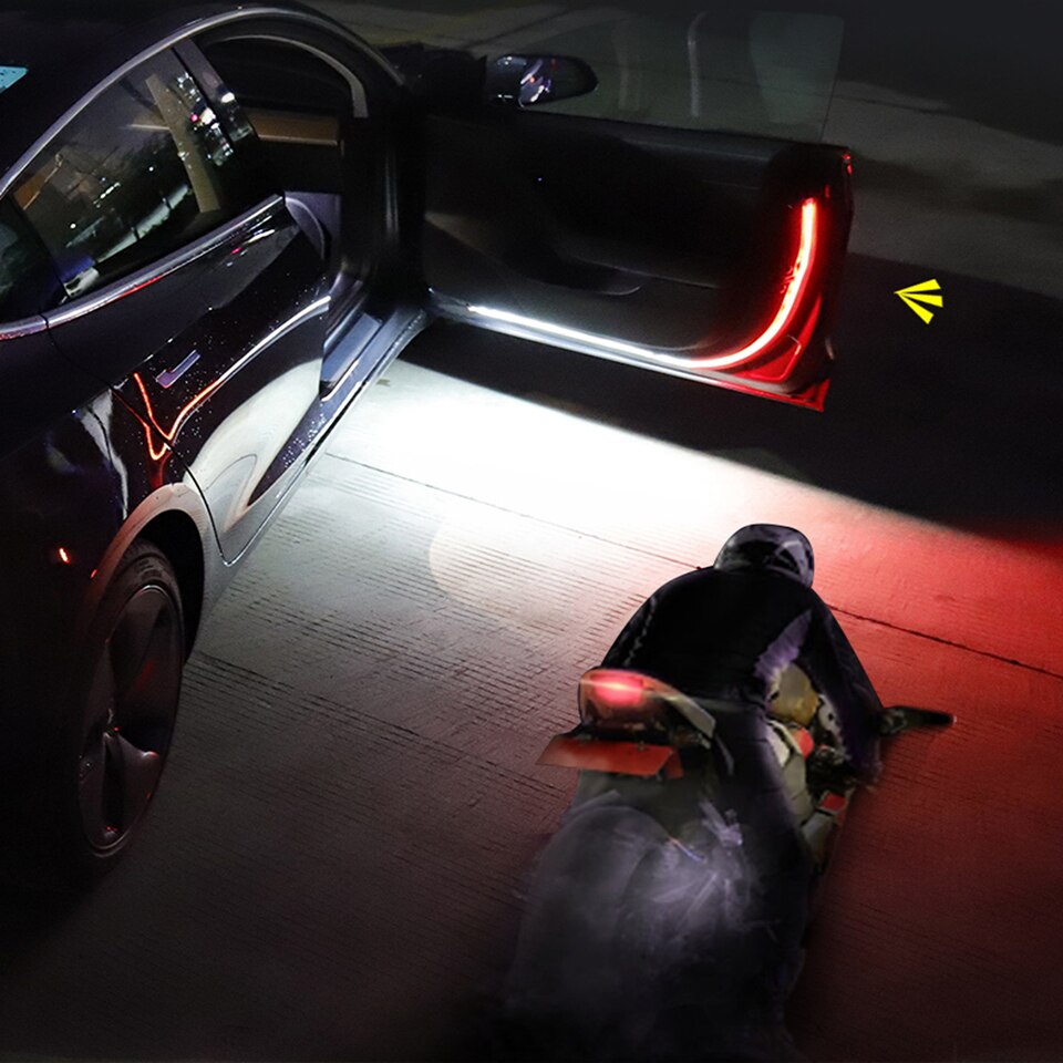 Car Door Opening Warning LED Lights