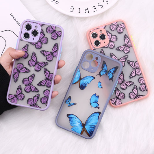 Cute 3D Relif Butterfly phone case for iphone
