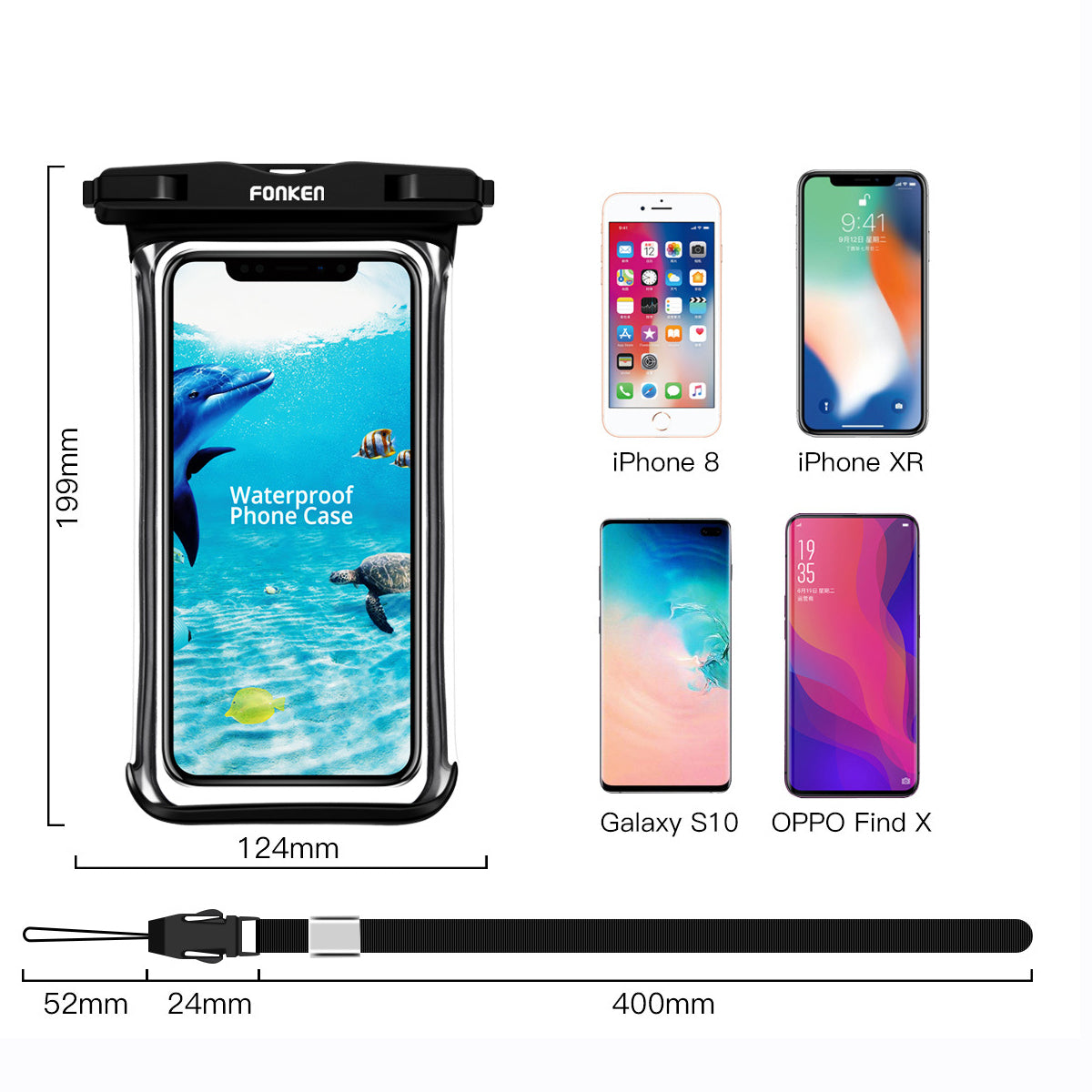 Panoramic Mobile Phone Waterproof Bag