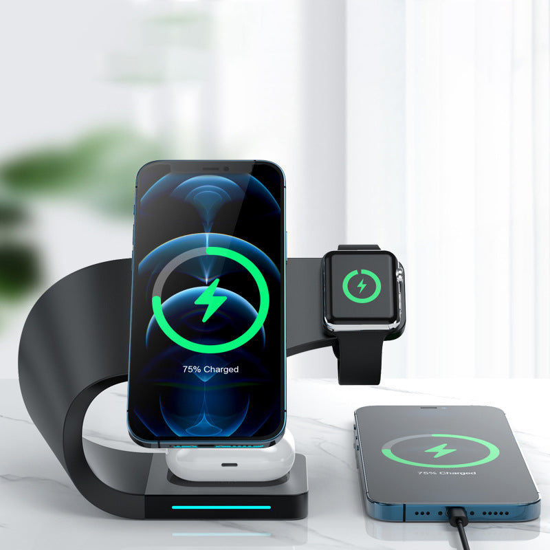 4 in 1 Magnetic Wireless Charger for iPhone12 Apple Watch