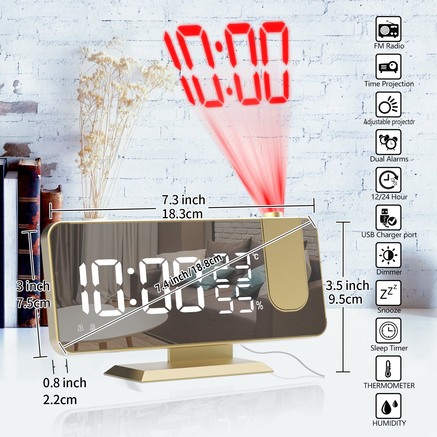 Projection Alarm Clock
