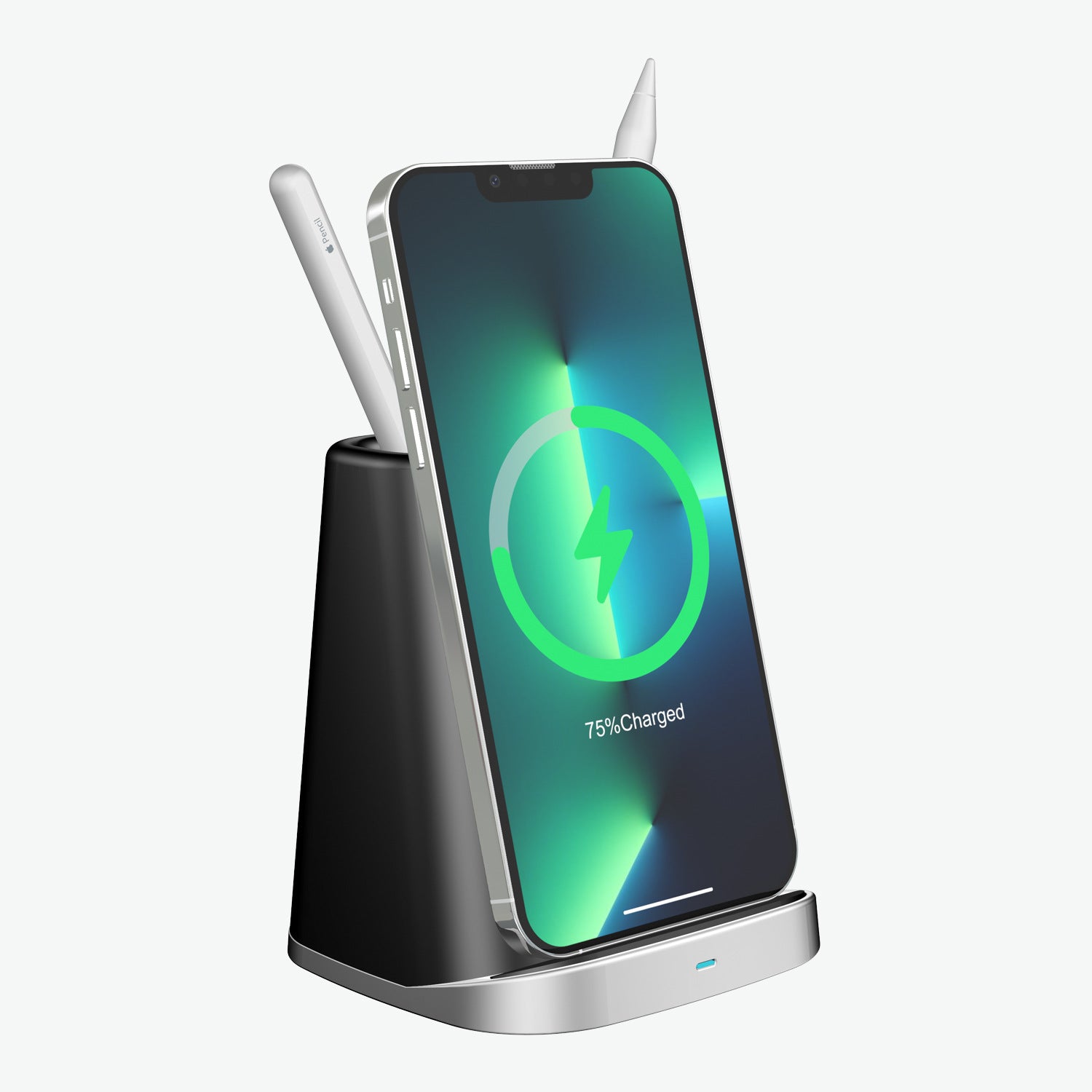 Pen Holder Wireless Charger For Apple Mobile Phone