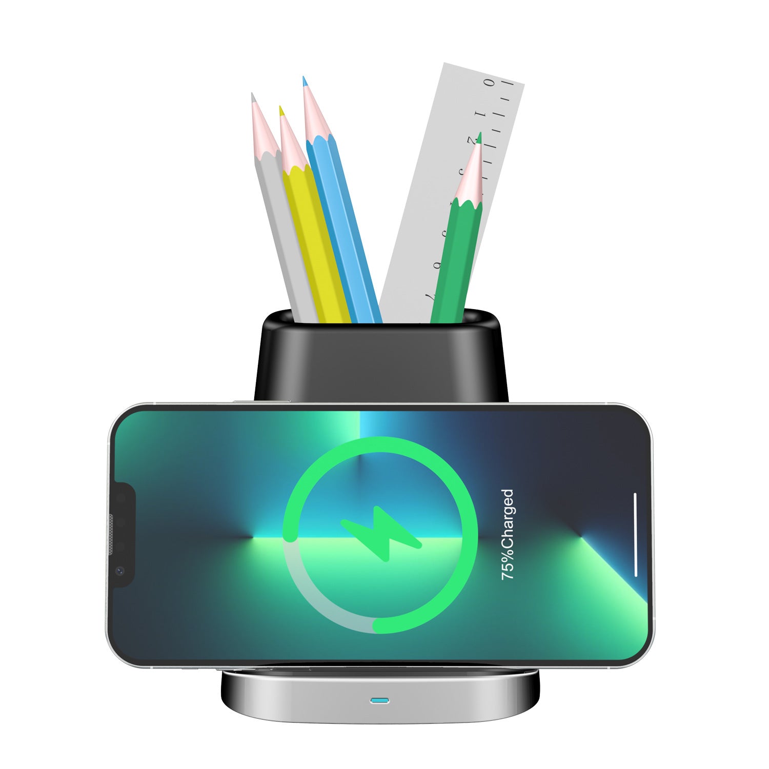 Pen Holder Wireless Charger For Apple Mobile Phone