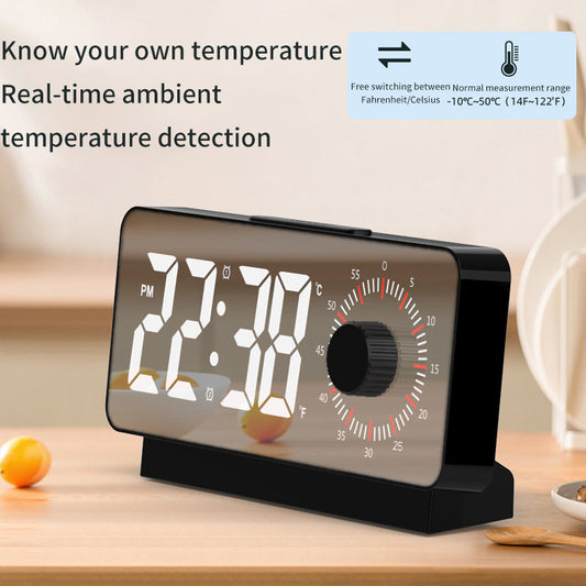 Digital Alarm Clock with Visible Timer