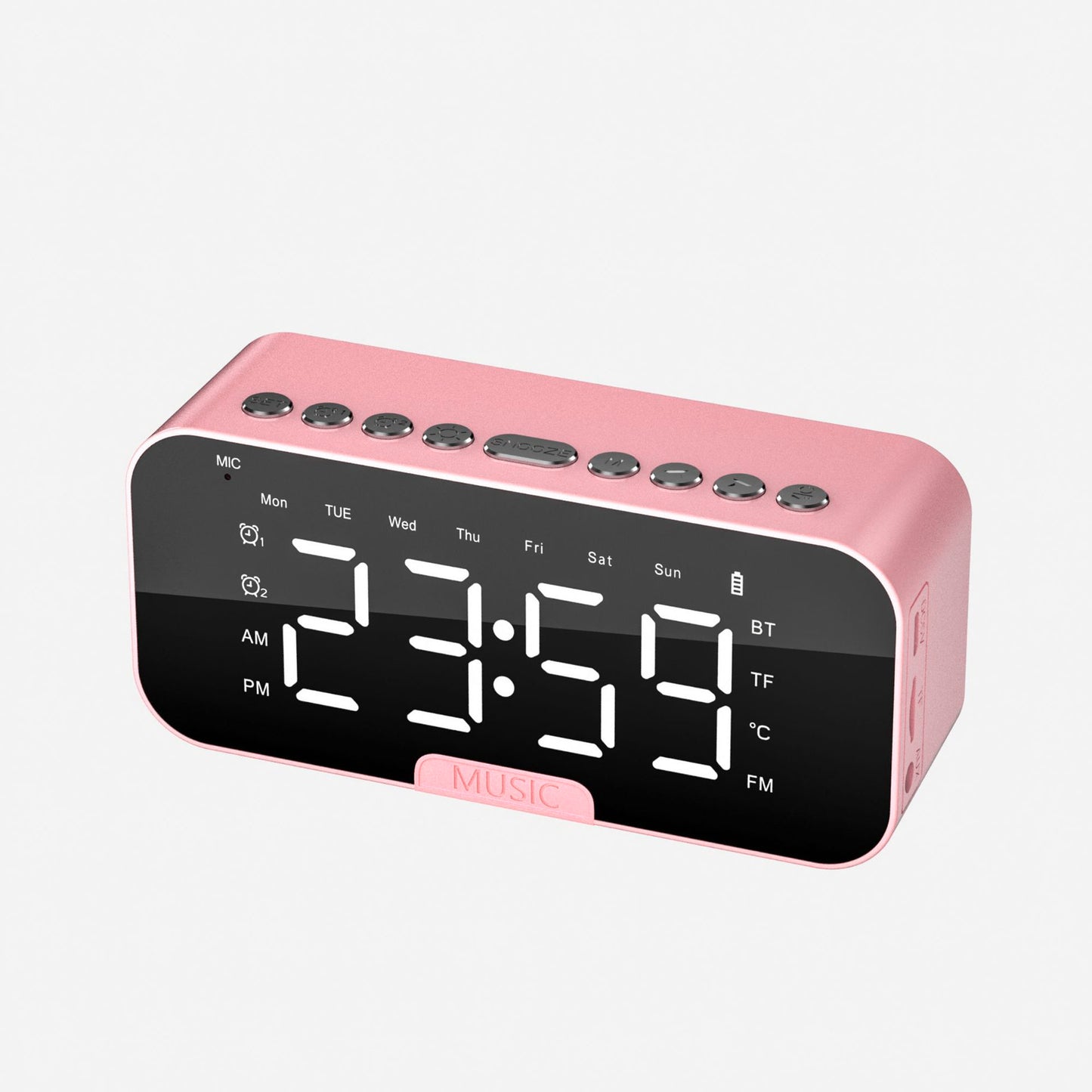 Bluetooth Speaker With Large LED Mirror