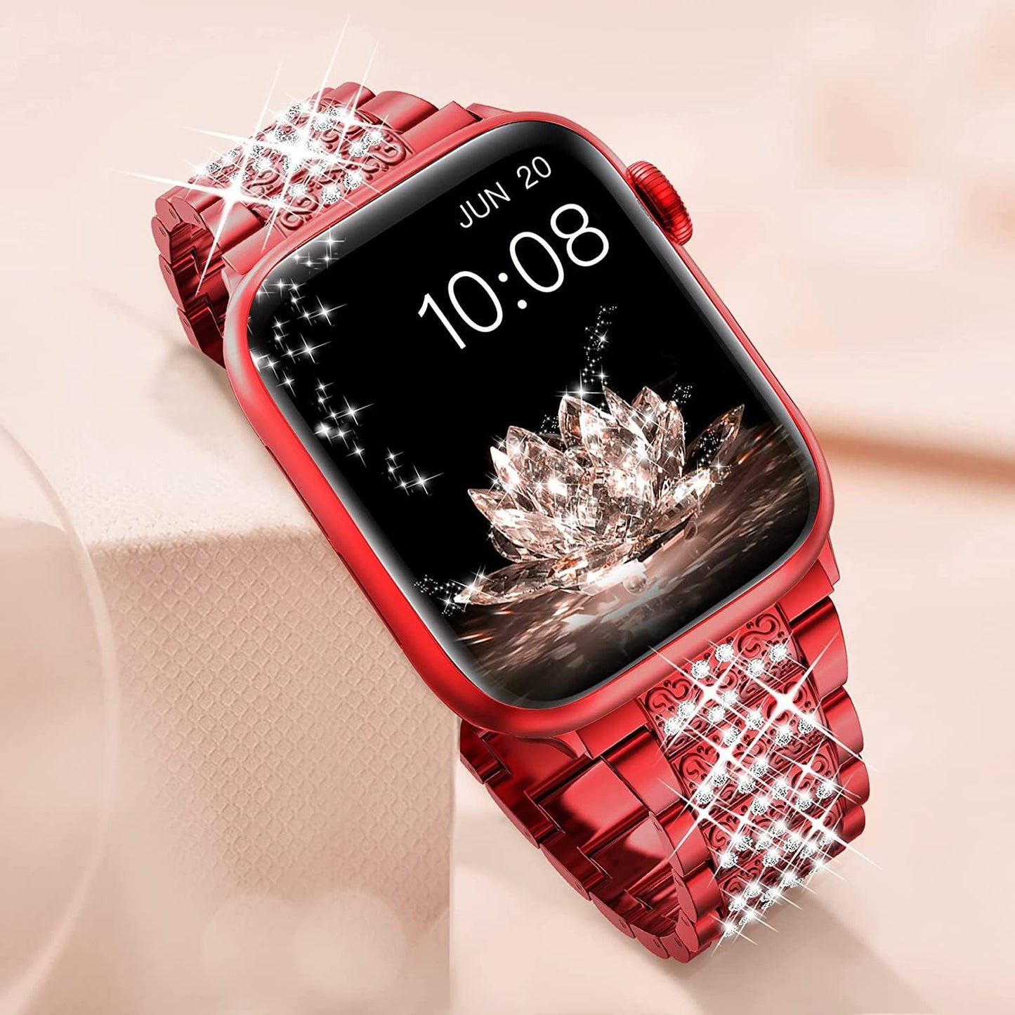 iwatch Watchband Three Beads Diamond