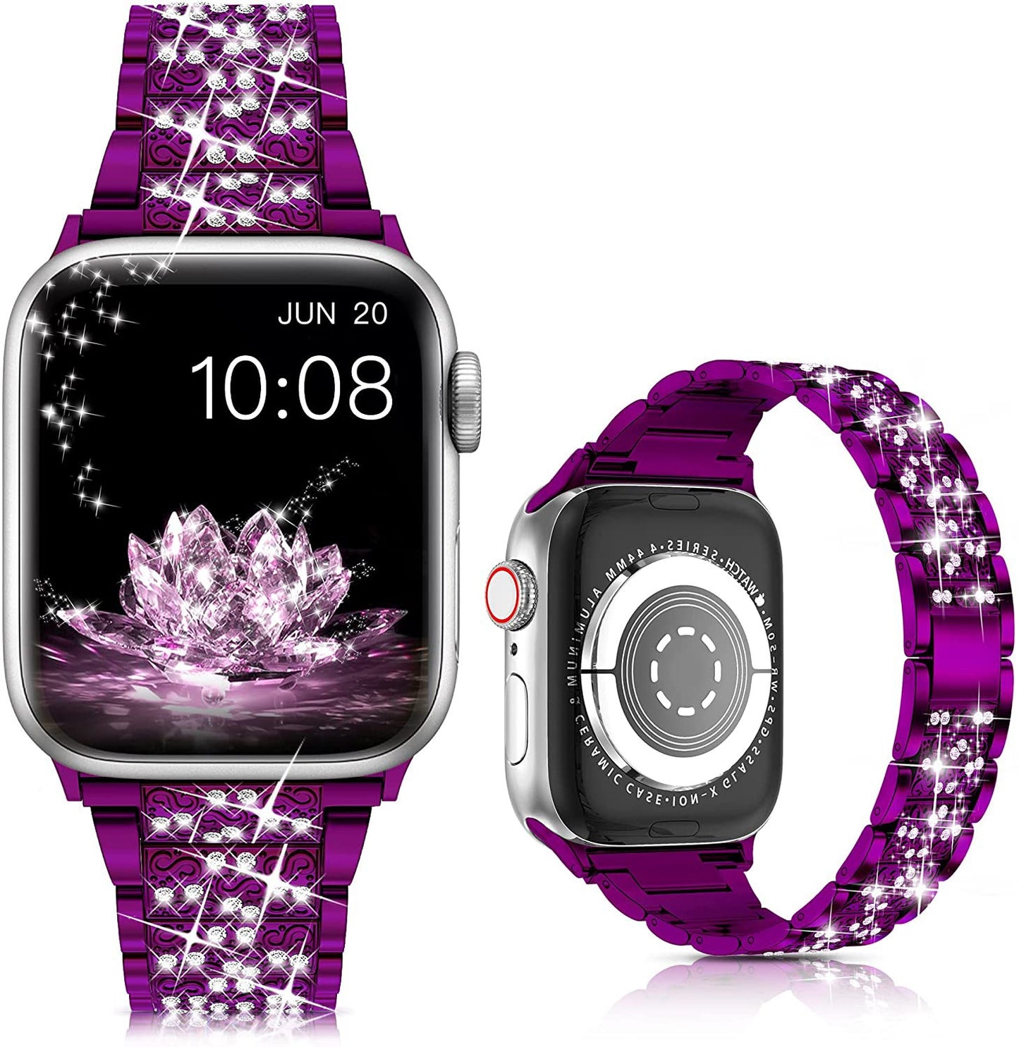 iwatch Watchband Three Beads Diamond