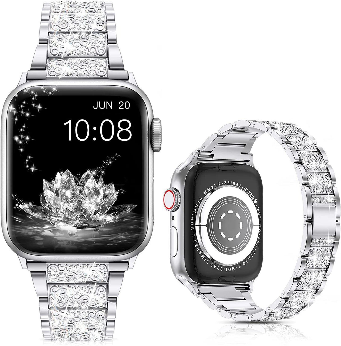 iwatch Watchband Three Beads Diamond
