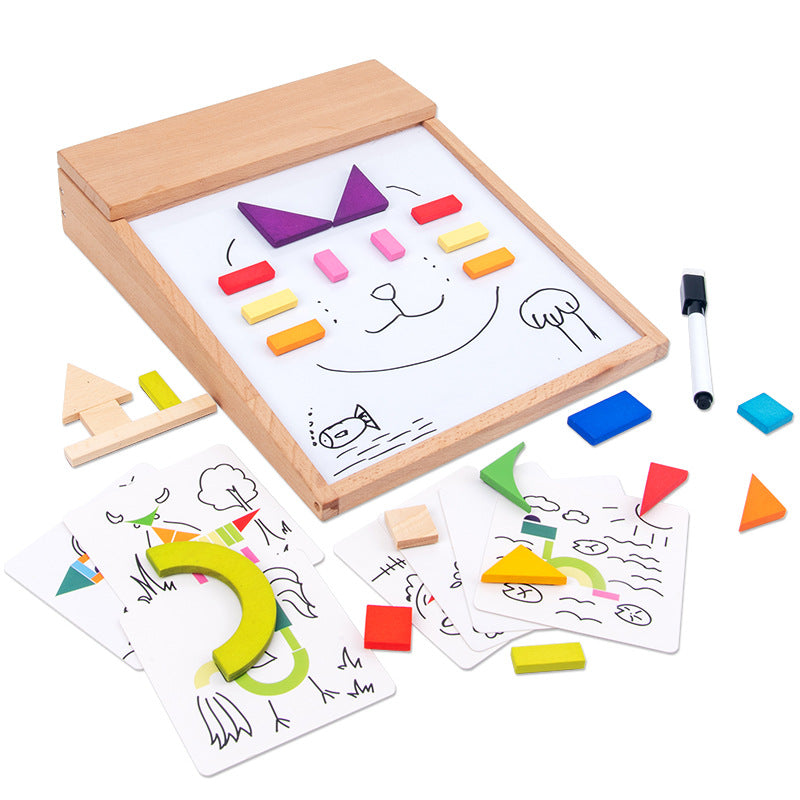Children's Fun Painting And Writing Puzzles