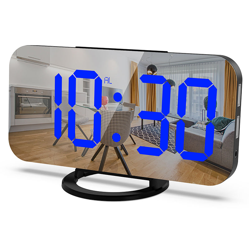 LED Alarm Clock Dual USB Output