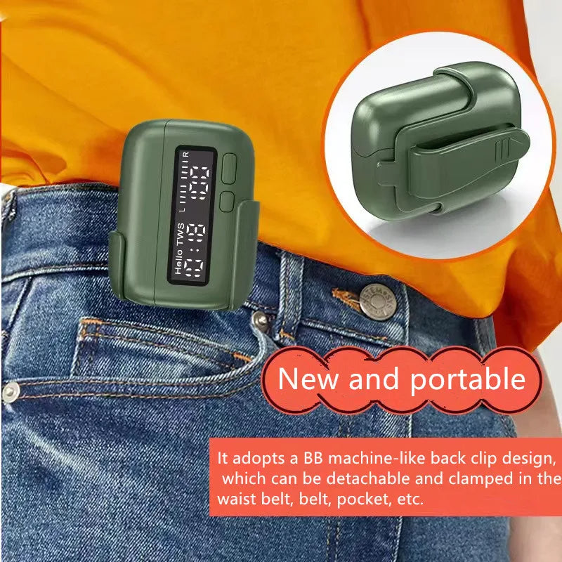 Portable creative clock Earphones