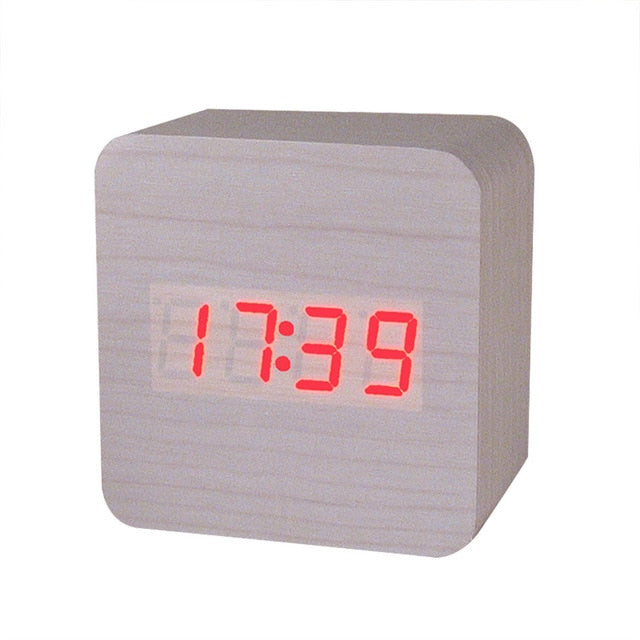 MINI Wooden LED Alarm Clocks