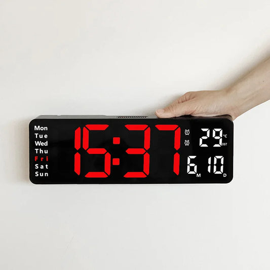 LED Wall Mounted Remote Wall Clock
