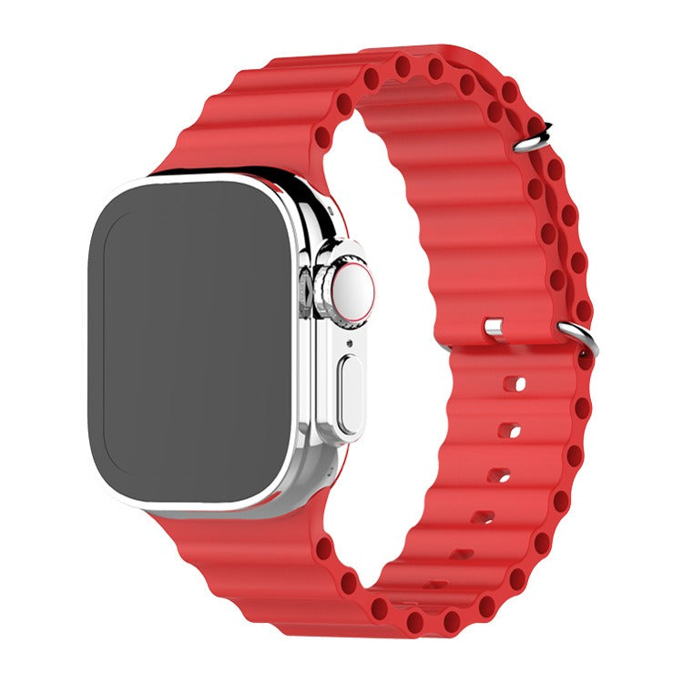 Silicone Ocean Watch Strap Suitable for Applewatch