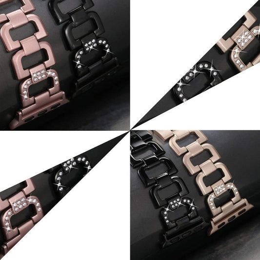 Diamond Stainless Steel Wristband