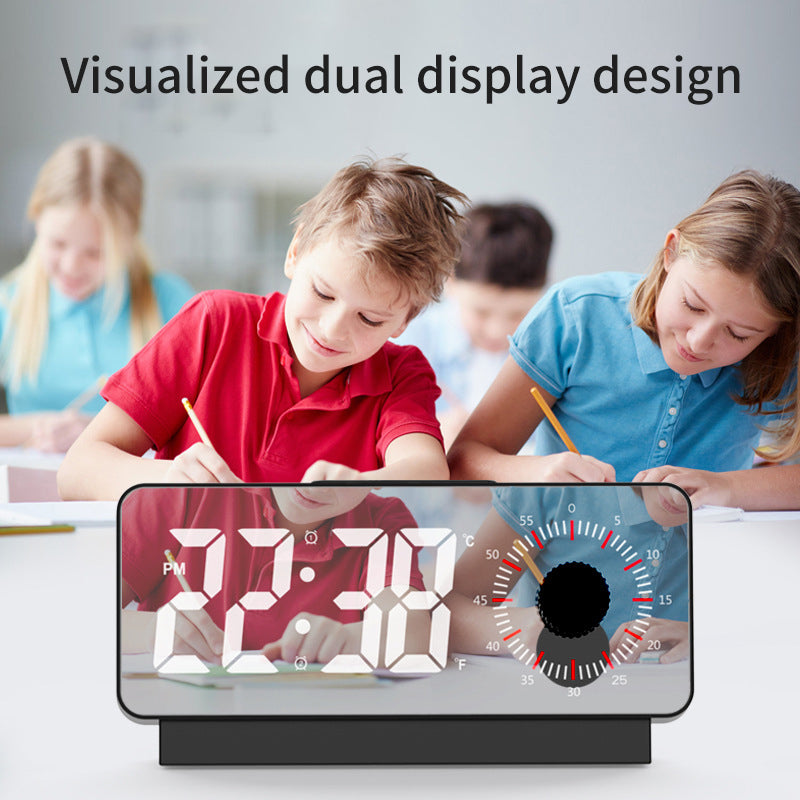 Digital Alarm Clock with Visible Timer