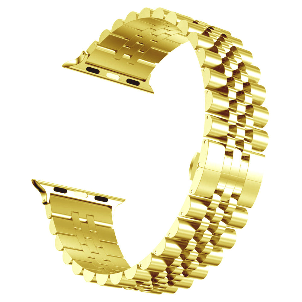 new five-bead stainless steel strap iwatch