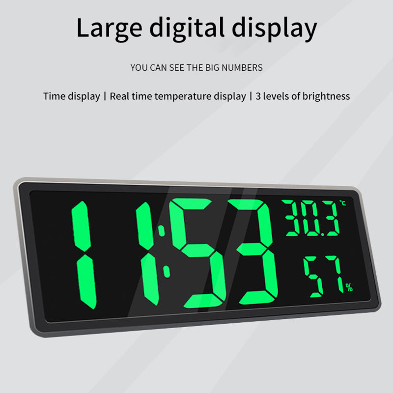 Living Room LED Digital Display Intelligent Wall Clock