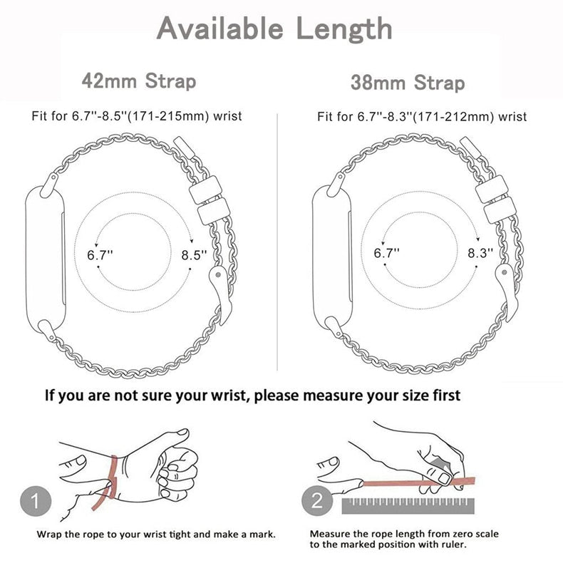 Stainless Steel mesh Bracelet Watchband Apple Watch 4 3 2 1