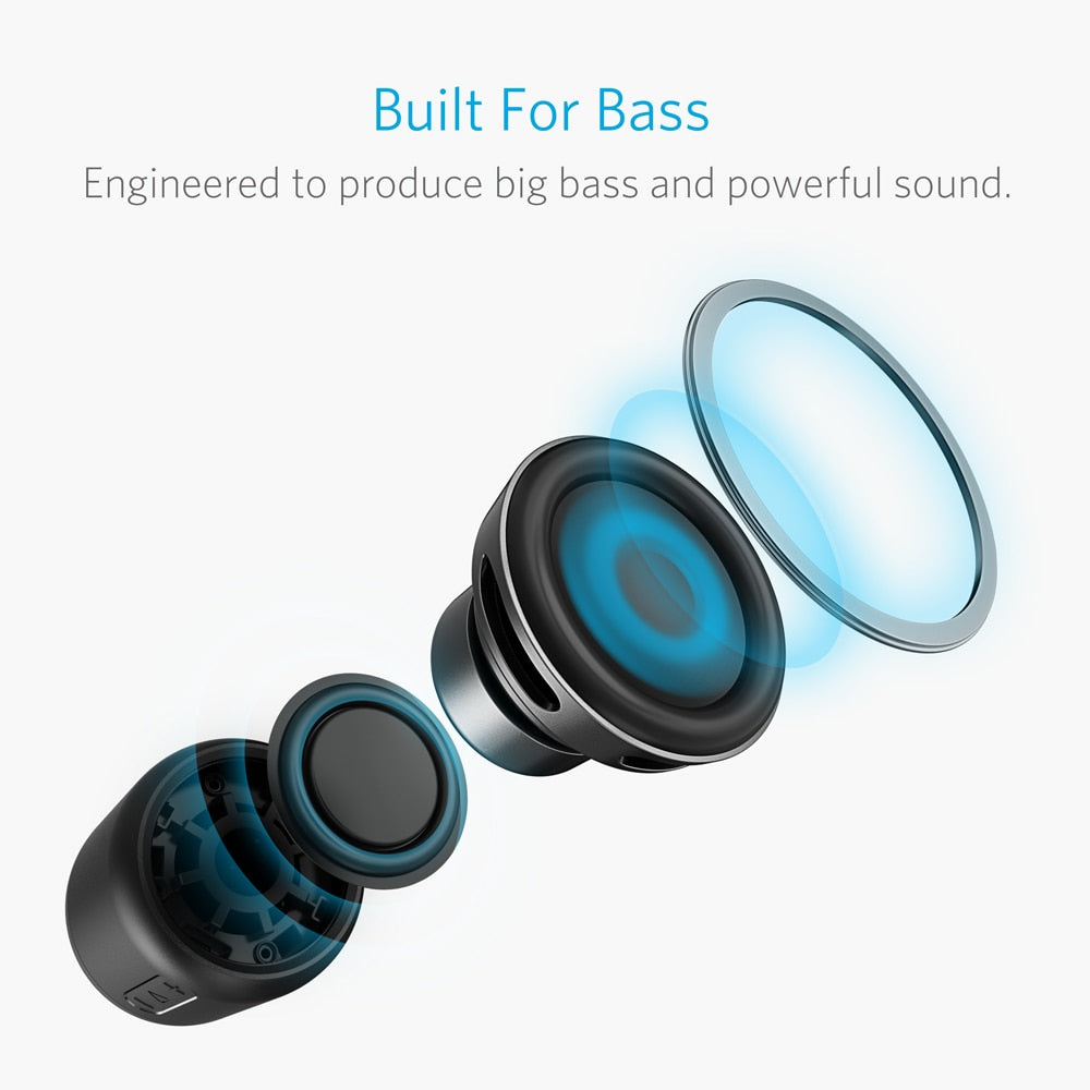 Super-Portable Bluetooth Speaker with 15-Hour Playtime