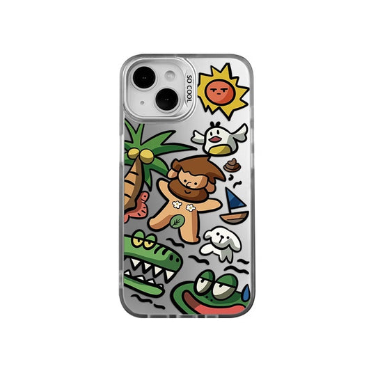 Fun cartoon Apple phone case