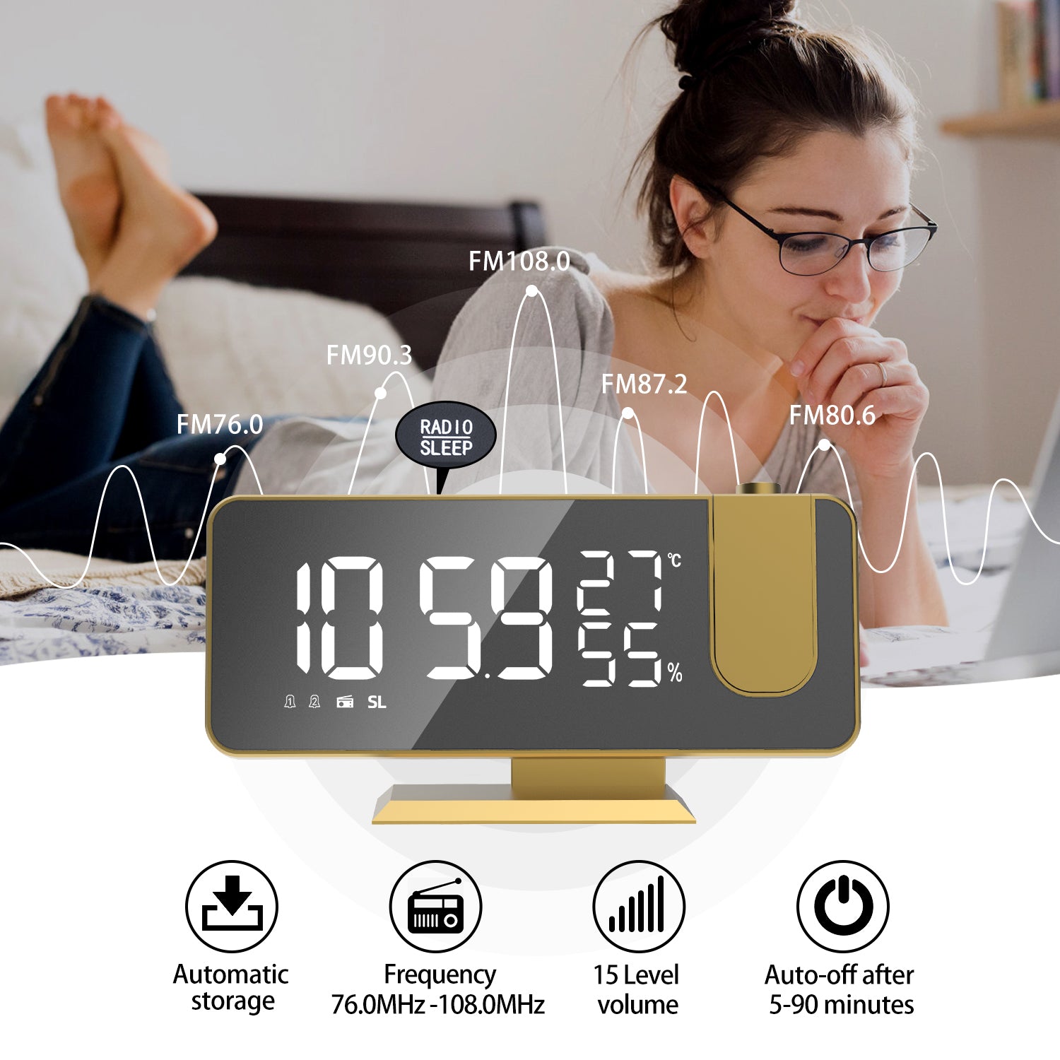 Projection Alarm Clock