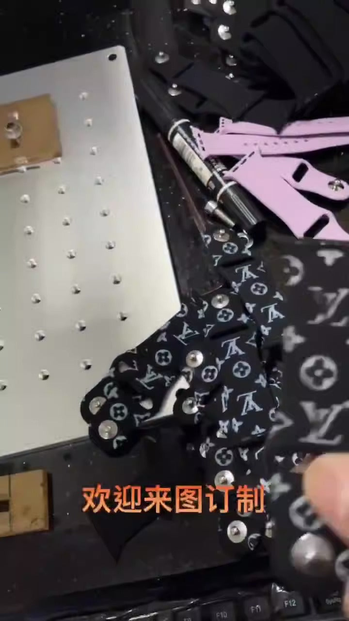 Apple Watch  strap with laser engraved
