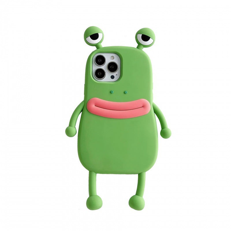 Funny Silicone 3D Frog Phone Case For IPhone