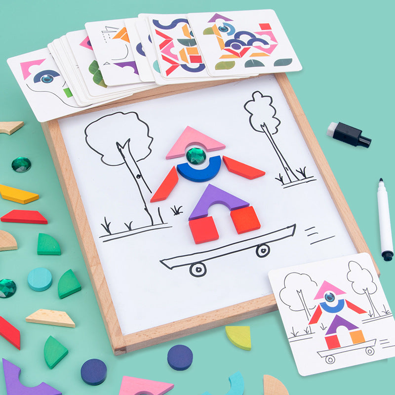Children's Fun Painting And Writing Puzzles