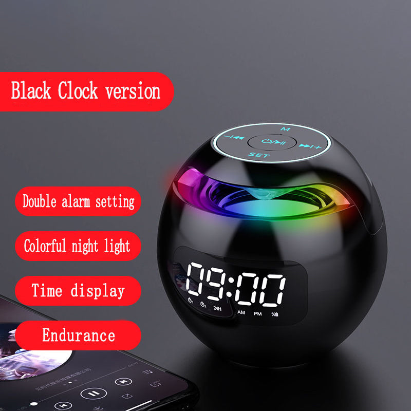 Clock Colorful Bluetooth Speaker
