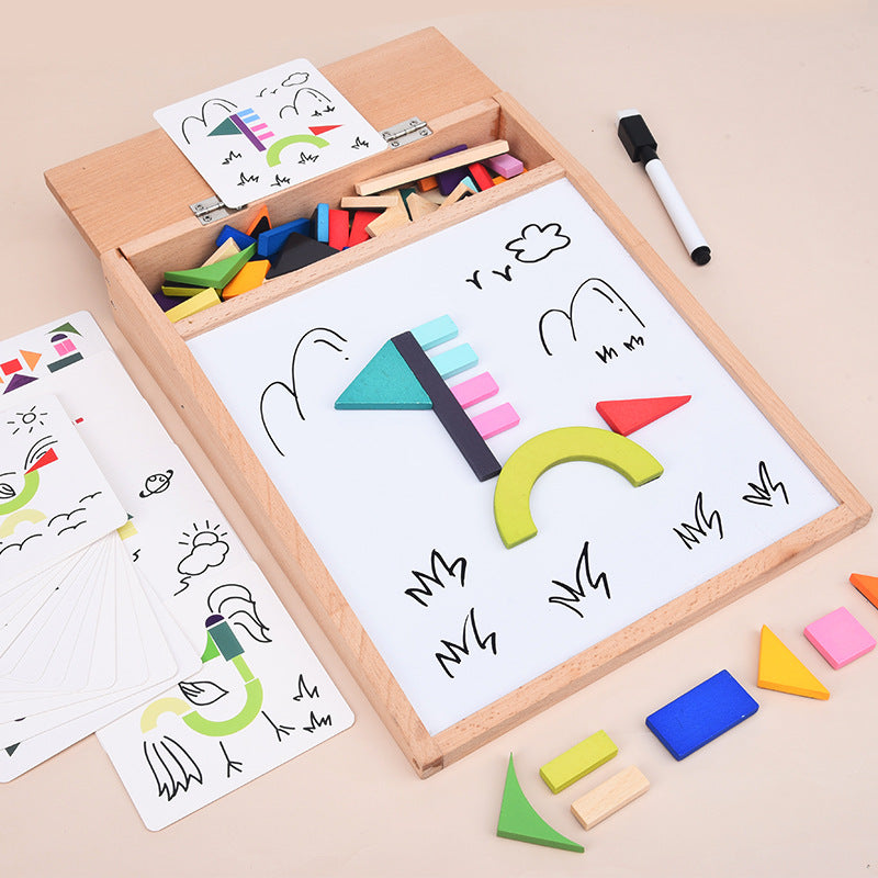 Children's Fun Painting And Writing Puzzles