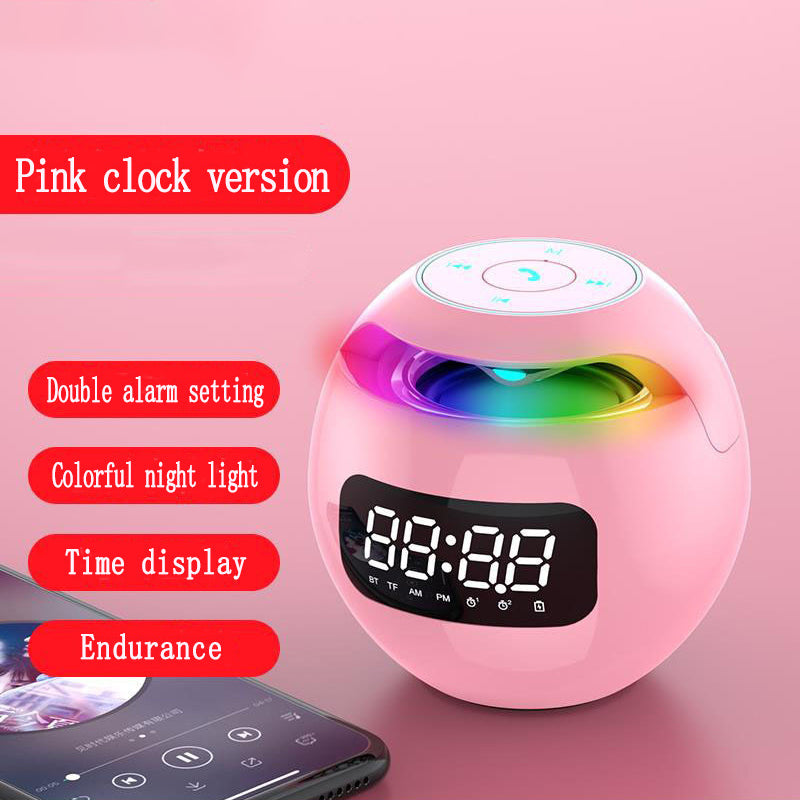 Clock Colorful Bluetooth Speaker