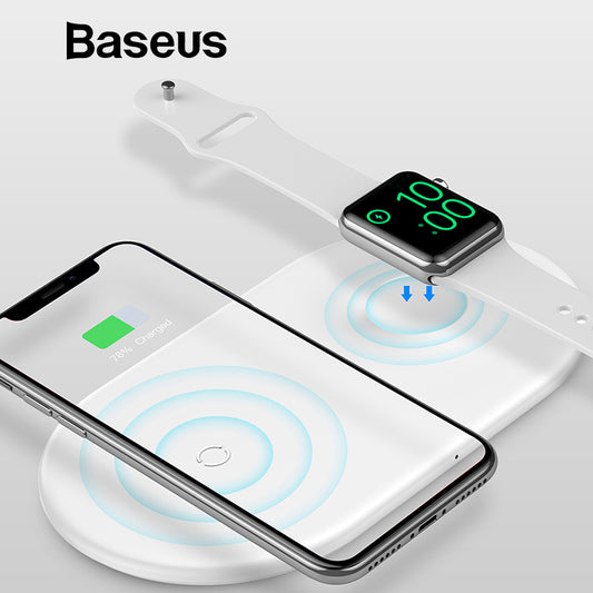 Baseus 2 in 1 Wireless Charger Pad