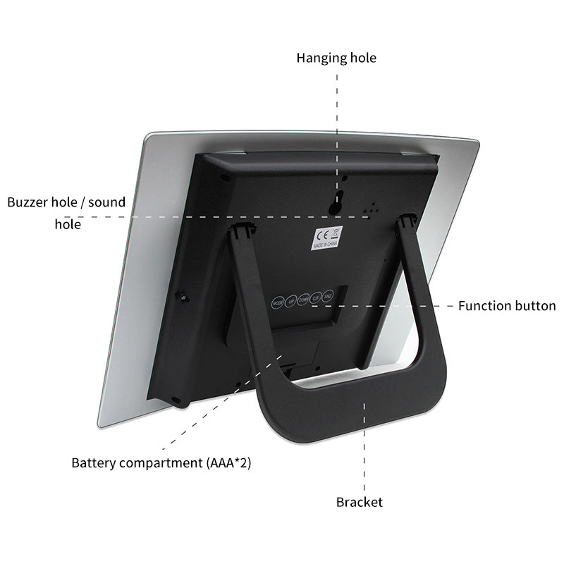 Digital Wall Clocks Atomic Desk Alarm