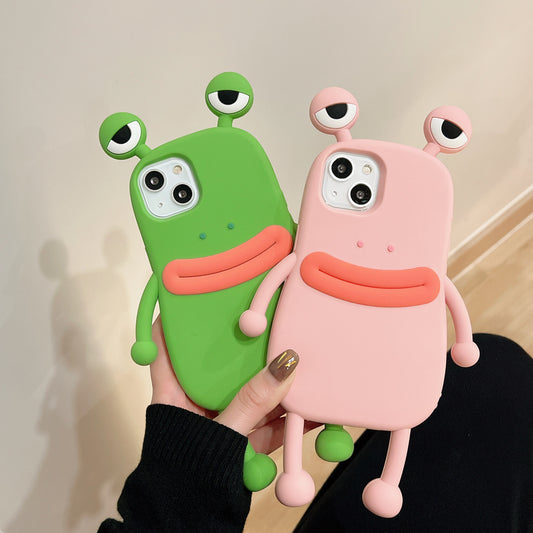 Funny Silicone 3D Frog Phone Case For IPhone