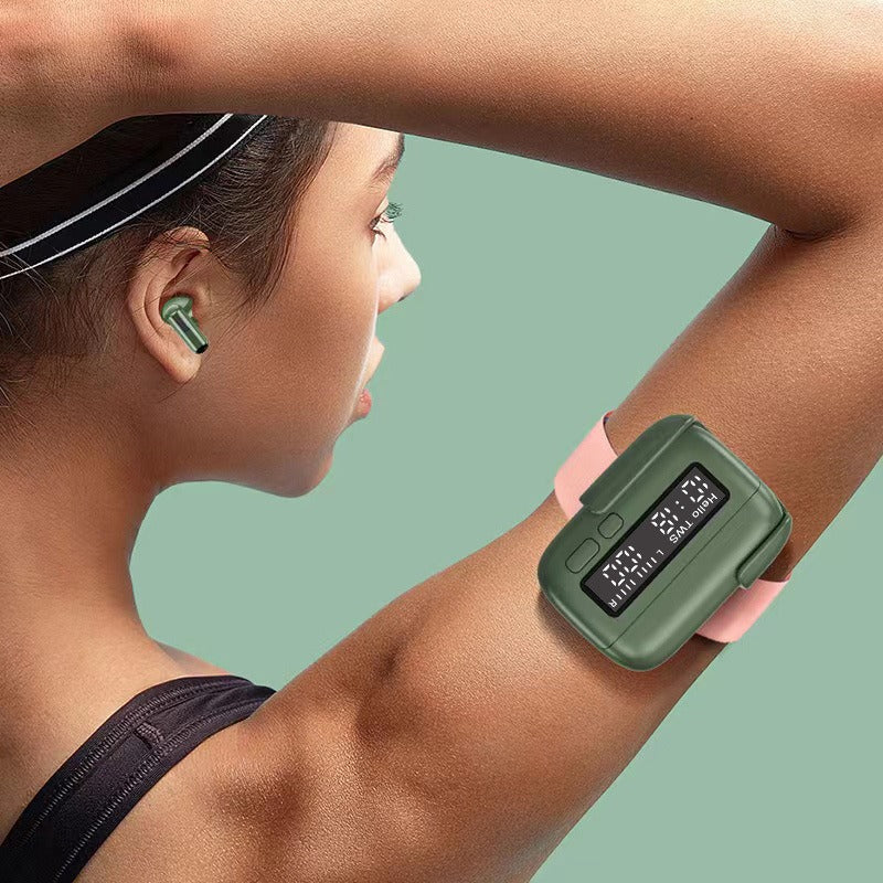 Portable creative clock Earphones