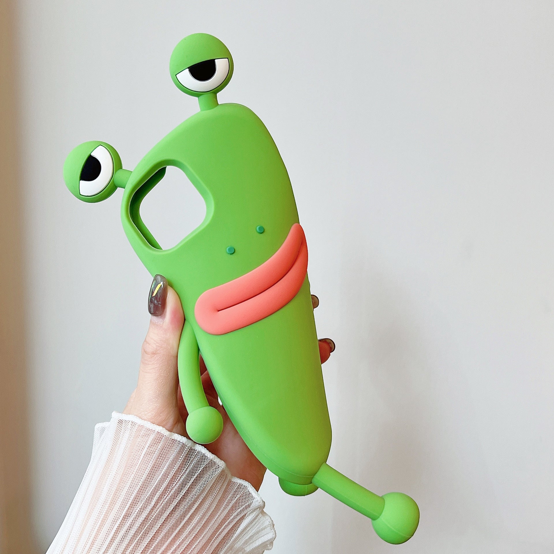 Funny Silicone 3D Frog Phone Case For IPhone