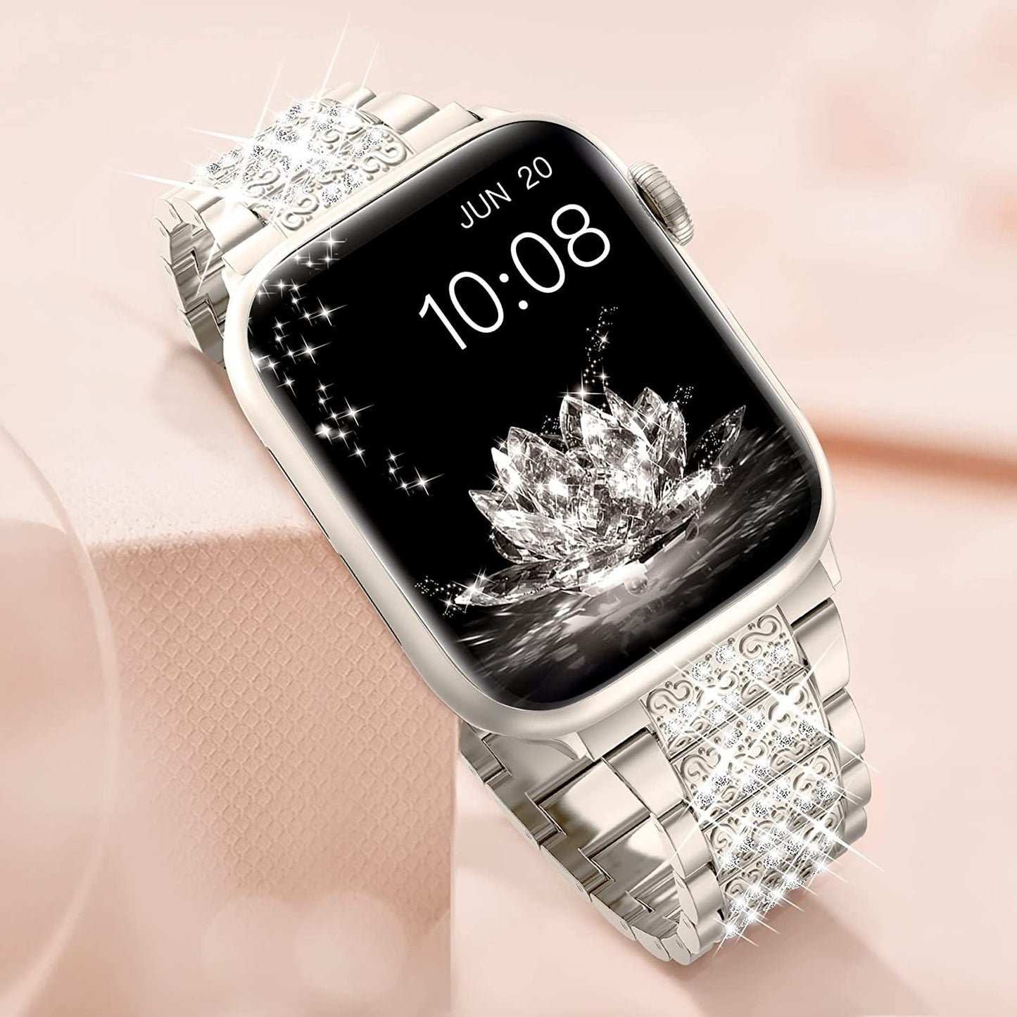 iwatch Watchband Three Beads Diamond