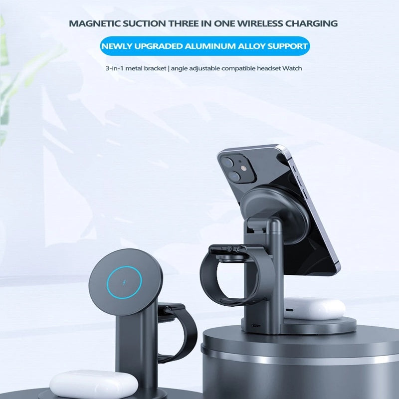 Magnetic 3 in 1 Wireless Charger