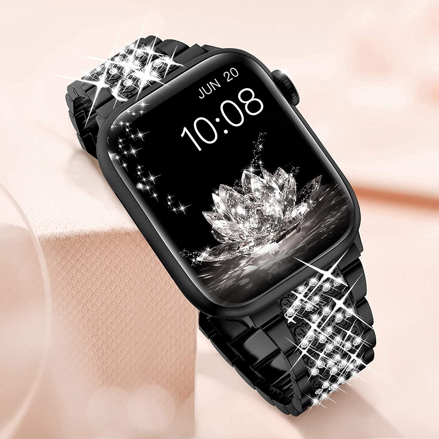 iwatch Watchband Three Beads Diamond