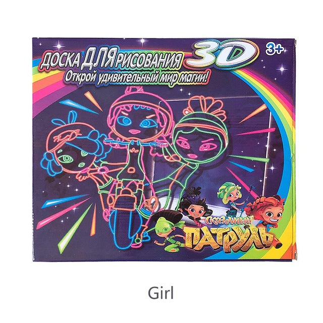 Magic Pad Deluxe Light Up LED 3D Drawing
