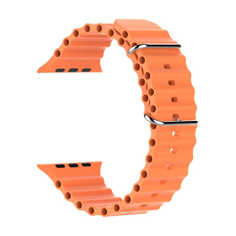 Silicone Ocean Watch Strap Suitable for Applewatch