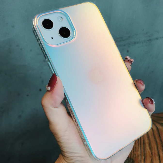Simple and gradual laser suitable for iPhone 14 promax phone case