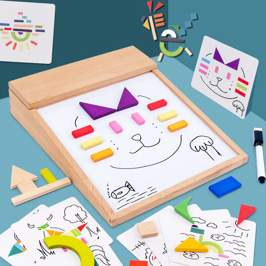 Children's Fun Painting And Writing Puzzles