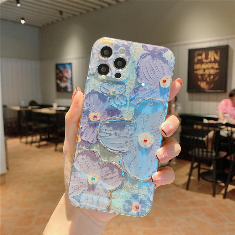 Mobile Phone Cover Flash Drill iPhone 12ProMax Soft 11