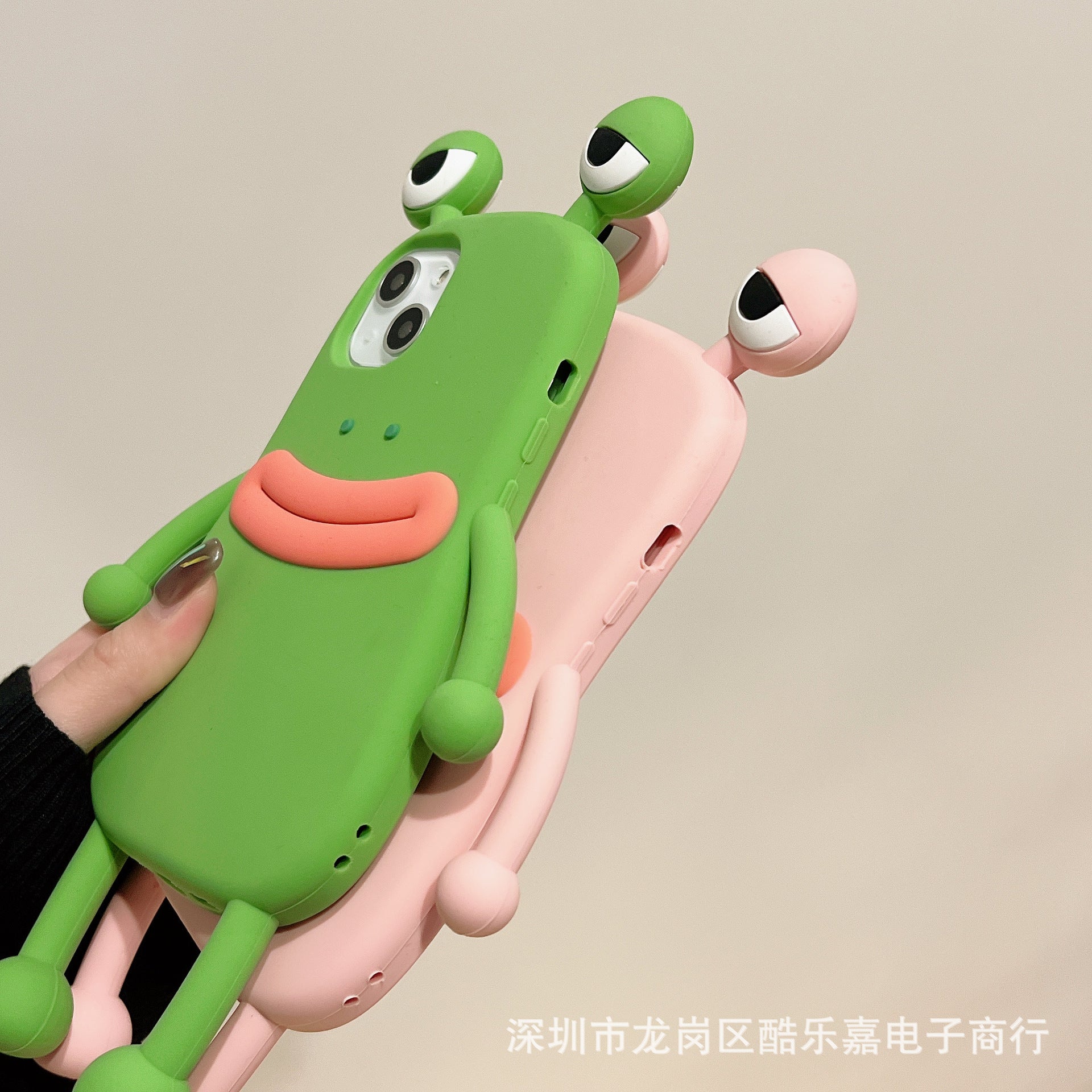 Funny Silicone 3D Frog Phone Case For IPhone