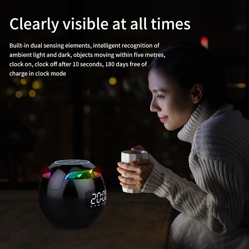 Clock Colorful Bluetooth Speaker
