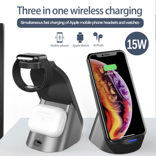 3-In-1 Wireless Charger For Apple Mobile Phone