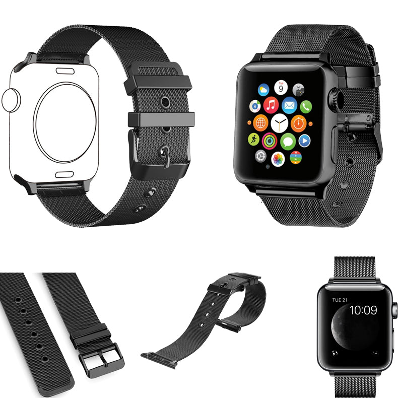 Stainless Steel mesh Bracelet Watchband Apple Watch 4 3 2 1